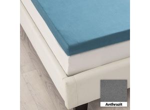 4024008150334 - Mikro-Interlock Jersey Topper-Spannbetttuch - ca 180 - 200 x 200 cm