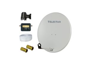 4024035026169 - TELESTAR 60cm Sat Antenne mit Twin LNB 50m Kabel F-Steckern Satfinder