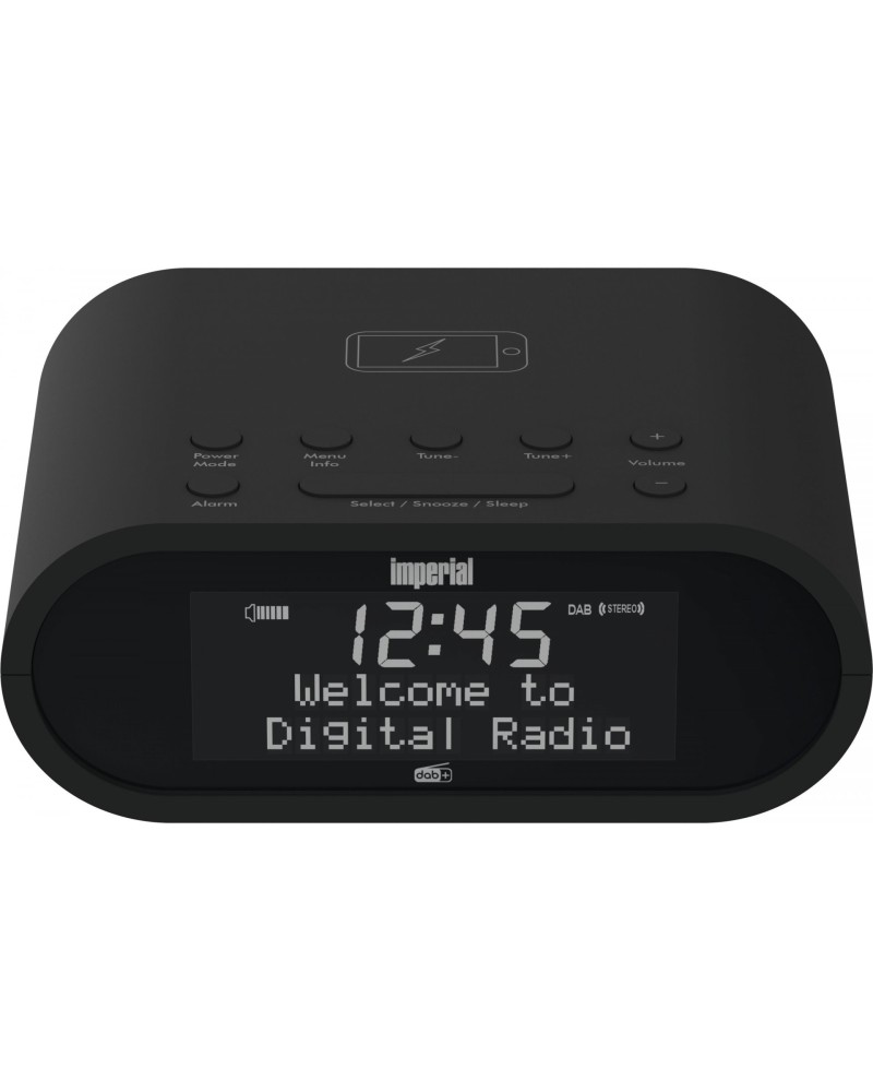 4024035222752 - 22-275-00 IMPERIAL DABMAN d20 Digiradio (kompakter DAB+ und UKW-Radiowecker Matrix Display Wireless-Charging Funktion Sleeptimer moderne Bauform)