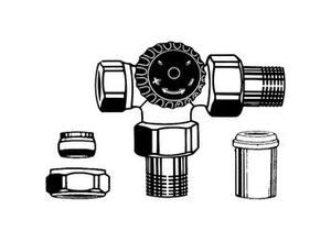 4024052221615 - IMI Thermostat-Dreiwege-Ventilunterteil mit Schraubnippel Anschluss rechts vernickelt 4150-02000