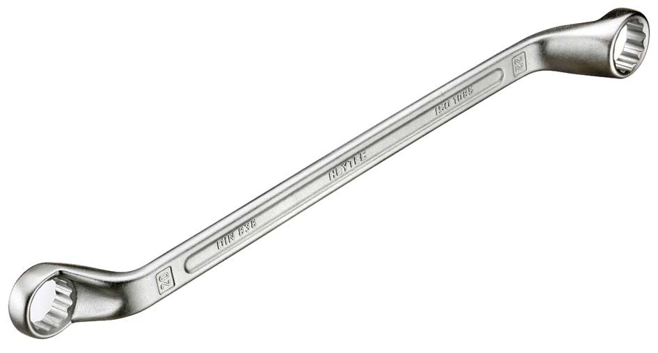 4024089324242 - HEYTEC Doppelringschlüssel 12 x 13 mm Länge 220 mm