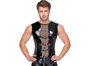 4024144157532 - Shirt aus bi-elastischem Lack und Netz