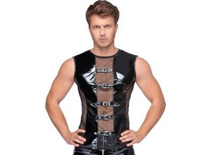 4024144157549 - Shirt aus bi-elastischem Lack und Netz