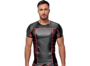 4024144291847 - Shirt im 2-farbigen Mattlook mit Netzeinsätzen