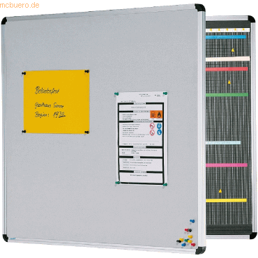 4024158020372 - Doppeltafel Planrecord 2x BxH 860x770mm 2x61 Steckbahnen