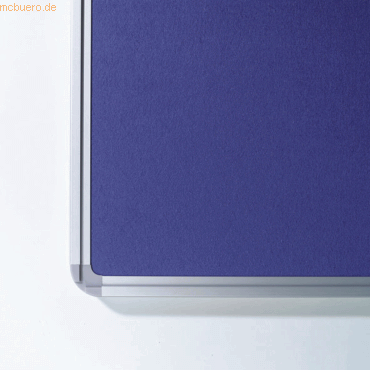 4024158022796 - Stellwandtafel Pinntafel Whiteboard B2000xH900xT22mm blau wei