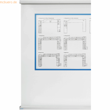 4024158098258 - 2-Kanal Schiebetafelanlage BxH 4000x1605mm mit Whiteboard Rüc