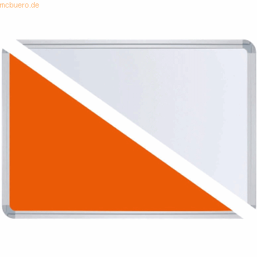 4024158120539 - Stellwandtafel Pinntafel Whiteboard B1800xH1200xT22 orange we