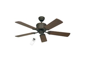 4024397132836 - CasaFan Eco Elements Deckenventilator (Ø x H) 132 cm x 335 mm Flügelfarbe Nussbaum Buche Gehäusefarbe (Details) Braun-antik