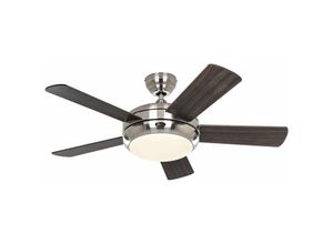 4024397368983 - Casafan - Deckenventilator Titanium Chrom 105 cm Nussbaum   Kirsche