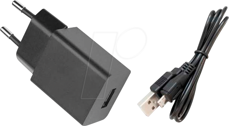 4024559313554 - HNP 07-USBV2-S1 - USB-Ladegerät 5 V 14 A USB-A mit Micro-USB-Kabel