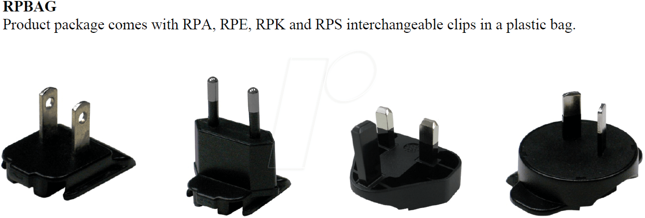 4024559360237 - PSA CLIP-KIT - Adapterset für PSA-Serie EU USA UK AU