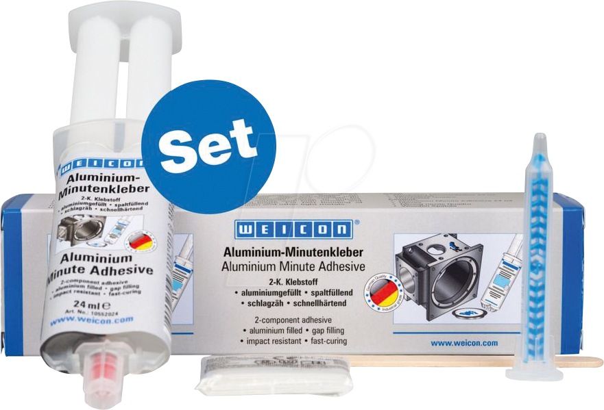 4024596011291 - WEICON 10058776 - Alu-Minutenkleber Set 24 ml