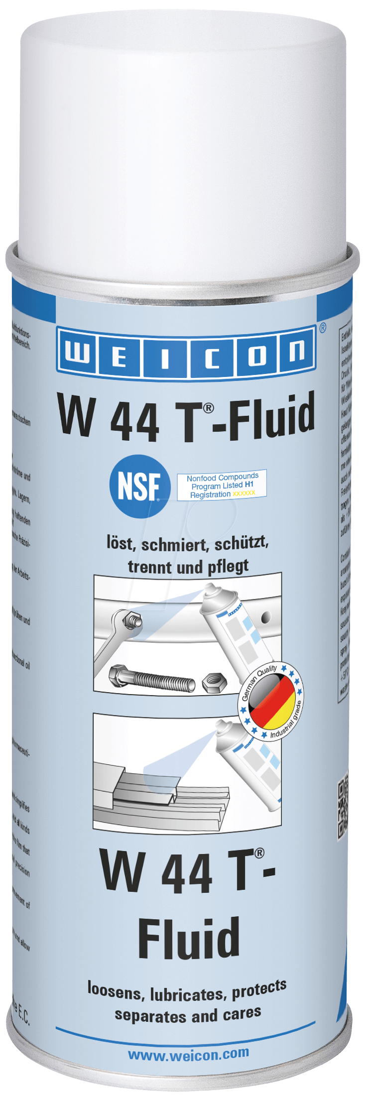 4024596046323 - - w 44 T®-Fluid | Schmier- und Multifunktionsöl für den Lebensmittelbereich nsf H1 - beige