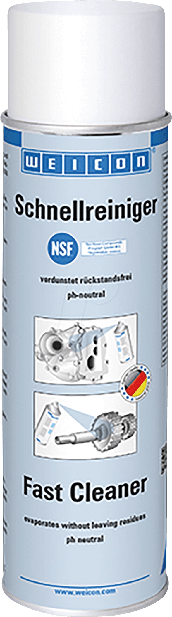 4024596046354 - WEICON 11212500 - Oberflächenreiniger Fast Cleaner 500 ml NSF K1 K3