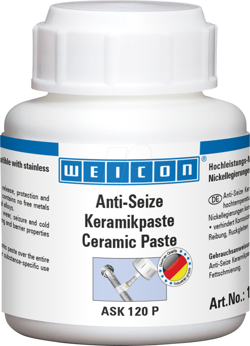 4024596096588 - WEICON 10067867 - Montagepaste Anti-Seize Keramikpaste 120 g