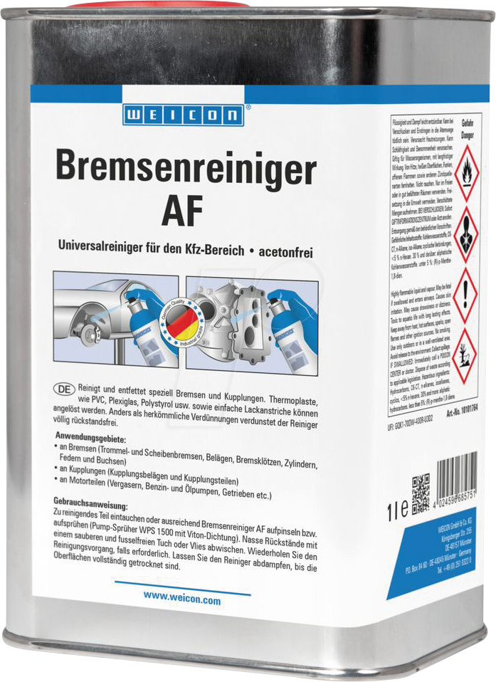 4024596685751 - WEICON 10101764 - Bremsenreiniger AF 1000 ml