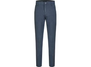 4024624119432 - CLUB OF COMFORT Stoffhose Garvey Komfortbund Woll-Optik für Herren blau 26