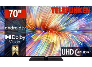 4024862122249 - F (A bis G) TELEFUNKEN LED-Fernseher Fernseher Dolby AtmosUSB-RecordingGoogle AssistentAndroid-TV schwarz