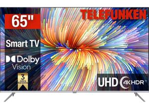 4024862124182 - E (A bis G) TELEFUNKEN LED-Fernseher D65V850M5CWH Fernseher schwarz LED Fernseher Bestseller