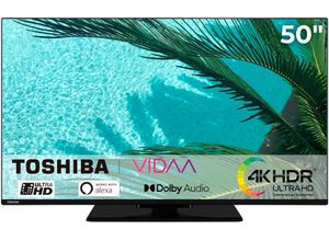 4024862132804 - E (A bis G) TOSHIBA LED-Fernseher 50UV3463DA Fernseher schwarz LED Fernseher