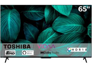 4024862133900 - E (A bis G) TOSHIBA QLED-Fernseher 65QV2463DA Fernseher schwarz LED Fernseher Bestseller