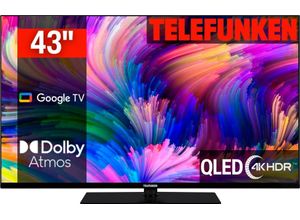 4024862141295 - F (A bis G) TELEFUNKEN QLED-Fernseher Fernseher schwarz LED Fernseher