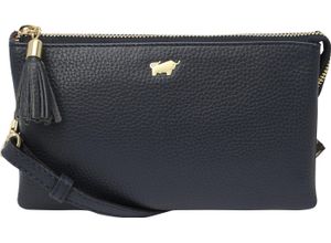 4024978426590 - BRAUN BÜFFEL Umhängetasche Leder Emblem uni für Damen blau