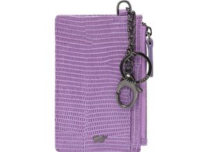 4024978429867 - BRAUN BÜFFEL Geldbörsen-Etui Schlüsselring Karabiner für Damen lila