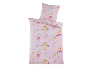 4025054370219 - Holiday Heimtex - OptiDream Kinder Renforcé-Bettwäsche 135x200 cm Princess Zoe