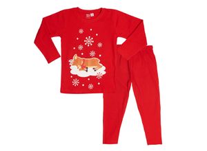4025055309683 - Kinder Weihnachts-Pyjama Mächen Gr 110 116