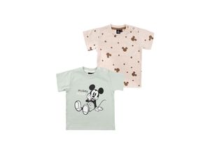 4025055458336 - Baby Lizenz T-Shirt 2er pack - Gr 62 68 mint beige