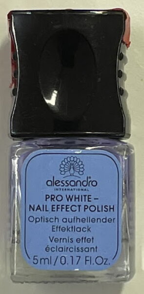 4025087030425 - Alessandro Pro White Nail Effect Polish Aufhellender Effektlack 5 ml