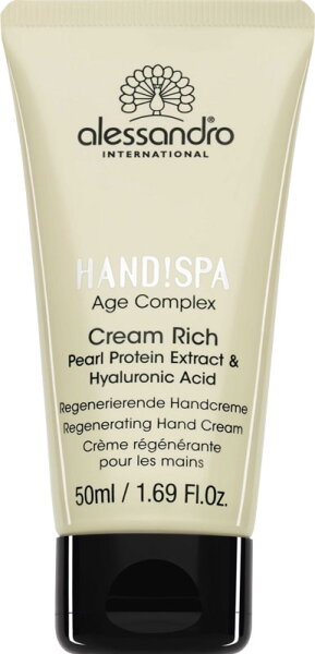 4025087045429 - Aktion - Alessandro Hand!Spa Age Complex Cream Rich 50 ml 4025087045429 - Aktion - Alessandro Hand!Spa Age Complex Cream Rich 50 ml