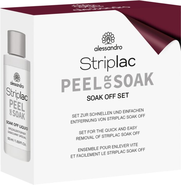 4025087484204 - Alessandro Striplac Peel or Soak Soak Off Set