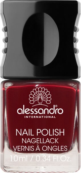 4025087771540 - Alessandro Colour Code 4 Nail Polish 54 Midnight Red 10 ml