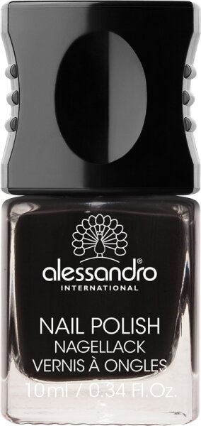 4025087771779 - Alessandro Colour Code 4 Nail Polish 77 Midnight Black 10 ml