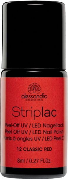 4025087783123 - Alessandro Striplac 12 Classic Red 8 ml