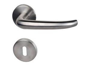 4025104498344 - BB-Rosettengarnitur Barcelona Edelstahl silber rund Beschläge - Alpertec 4025104498344 - BB-Rosettengarnitur Barcelona Edelstahl silber rund Beschläge - Alpertec