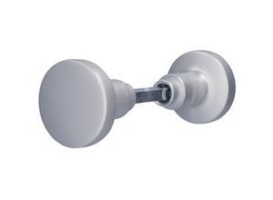 4025104533595 - Knopfdrückerpaar ø 50 cm Aluminium F1 silber ø 50 mm Türbeschläge - Alpertec