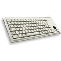 4025112026386 - CHERRY Compact-Keyboard G84-4400 PS2 Tastatur Deutsch QWERTZ Windows® Grau Integrierter Trackball Maustasten 19 Anwendungen