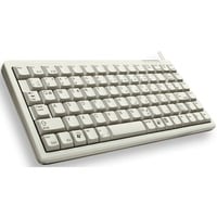 4025112027291 - Slim Line Compact-Keyboard G84-4100 - Tastatur - Laser - 86 Tasten QWERTZ - Grau