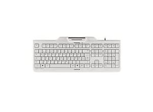 4025112083518 - PC-Tastatur KC 1000 SC JK-A0100DE-0 mit Kabel (USB) ergonomisch leise flach Sondertasten Chipkartenleser weiß