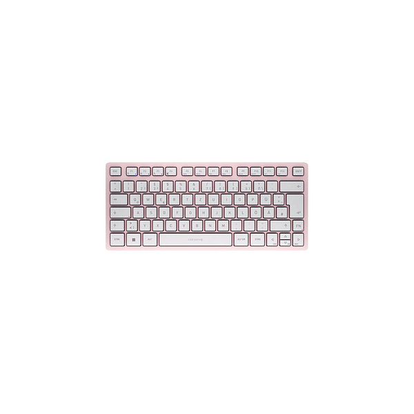 4025112108013 - CHERRY KW 7100 MINI BT Bluetooth® Tastatur Deutsch QWERTZ Windows® Rosa Geräuscharme Tasten Multipair-Funktion