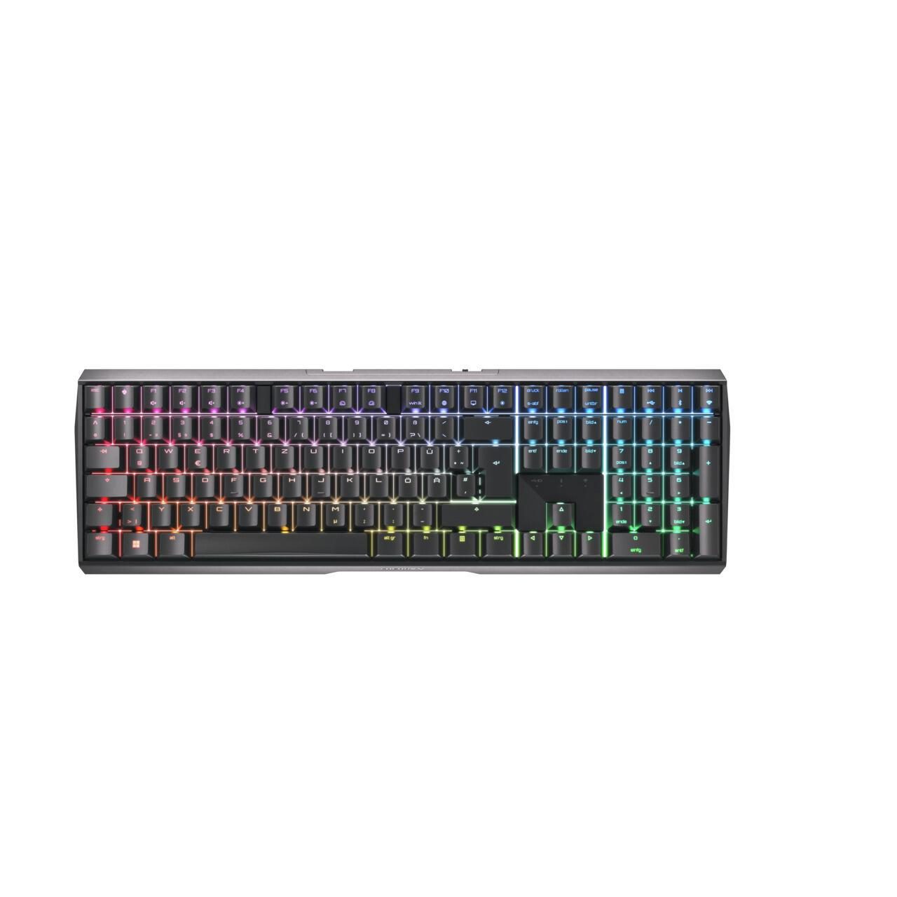 4025112108112 - CHERRY MX 30S - Tastatur - Hintergrundbeleuchtung - kabellos - 24 GHz Bluetooth 52 - QWERTZ