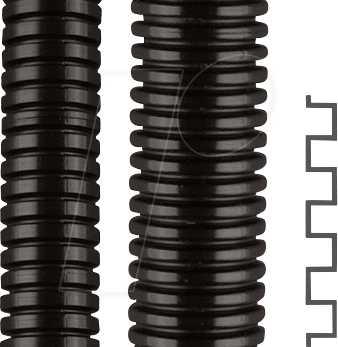 4025113105400 - FLEXA Wellsch ROHRFLEX-PA6-AD10-50M SW Ölbeständ 0233202006 (Inhalt 50 Stück)