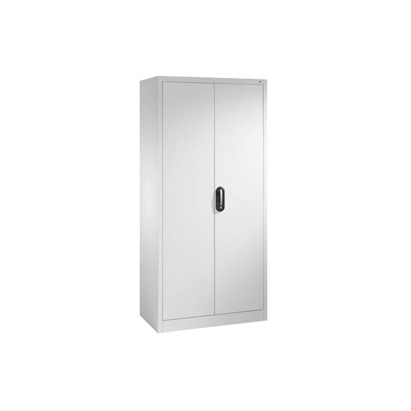 4025314084375 - C+p Möbelsysteme - c+p Büro-Drehtürenschrank Acurado HxBxT 195x93x40cm Lichtgrau - Hellgrau