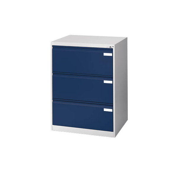 4025314220179 - CP C 2000 Acurado Hängeregistraturschrank lichtgrau blau 3 Schubladen 787 x 590 x 1045 cm