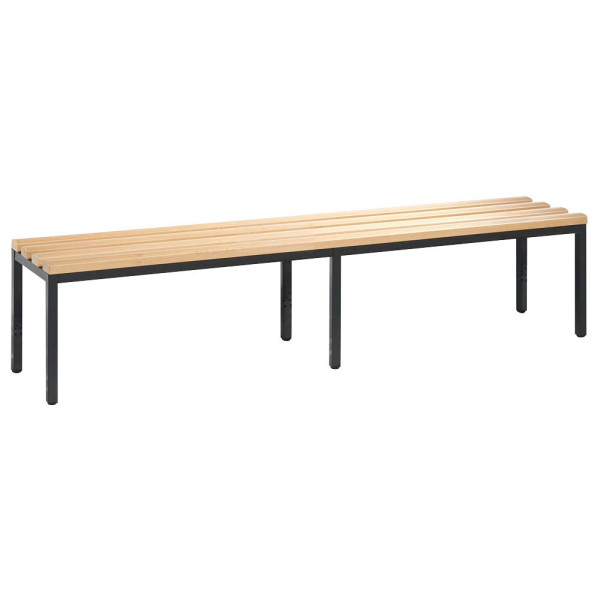 4025314600711 - Garderobenbank Basic 8052-000 Holz 196cm freistehend buche anthrazit 4025314600711 C+P-Möbel