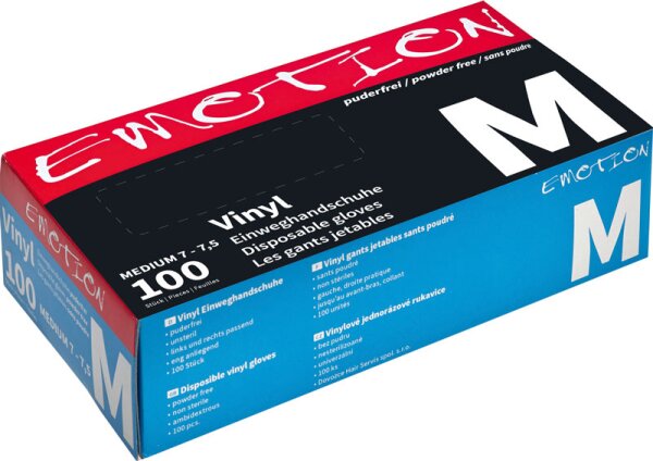 4025341514241 - Friseurbedarf Verbrauchsmaterial Emotion Vinyl Handschuhe S 100 Stk 4025341514241 - Friseurbedarf Verbrauchsmaterial Emotion Vinyl Handschuhe S 100 Stk